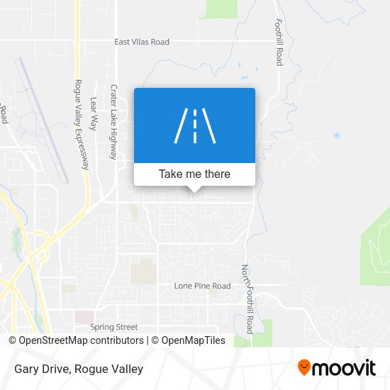 Mapa de Gary Drive
