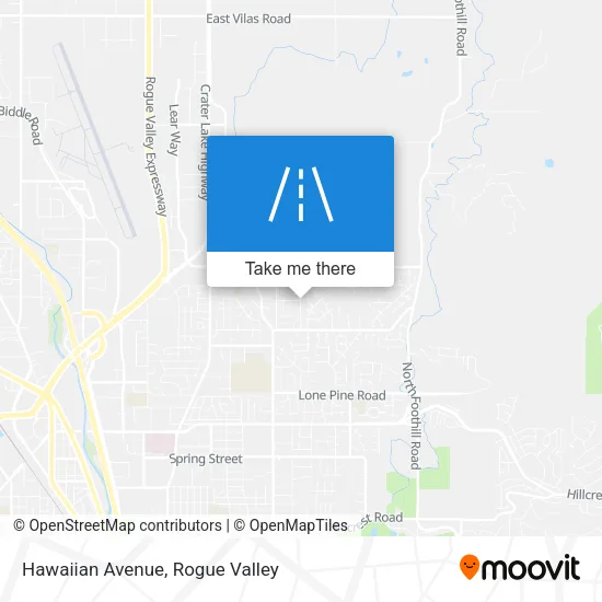 Hawaiian Avenue map