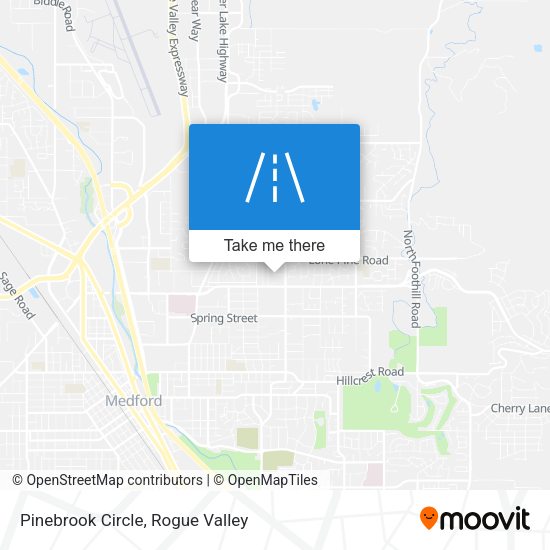 Mapa de Pinebrook Circle