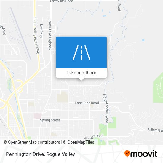 Mapa de Pennington Drive