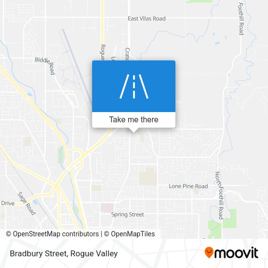 Bradbury Street map