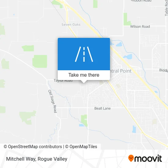 Mitchell Way map
