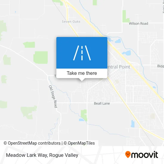 Meadow Lark Way map