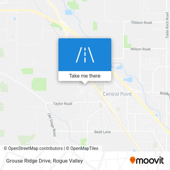 Grouse Ridge Drive map