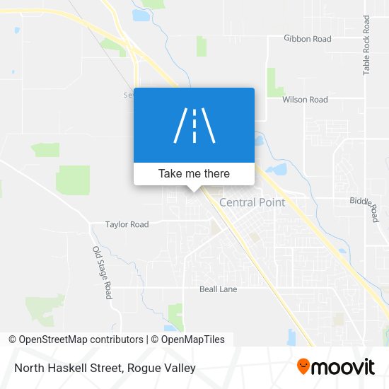 Mapa de North Haskell Street