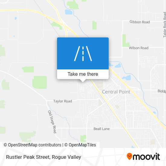 Mapa de Rustler Peak Street