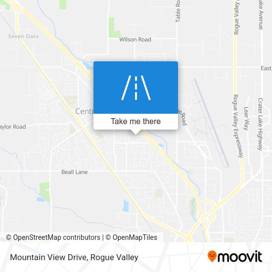 Mountain View Drive map