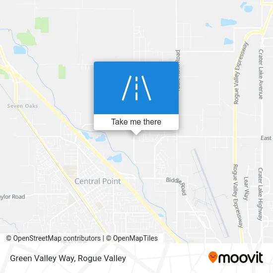Green Valley Way map