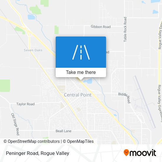 Mapa de Peninger Road