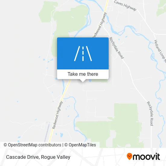 Cascade Drive map
