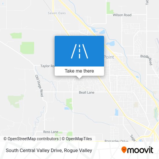 Mapa de South Central Valley Drive