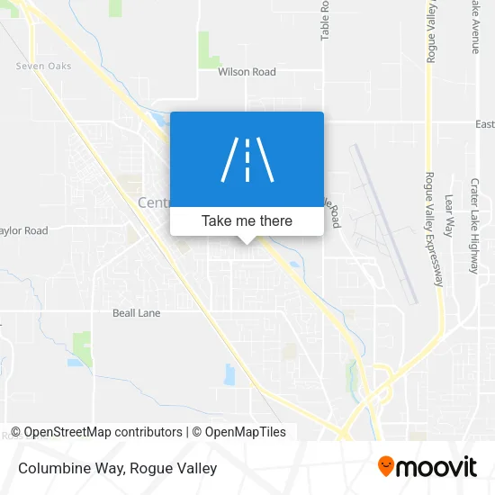 Columbine Way map
