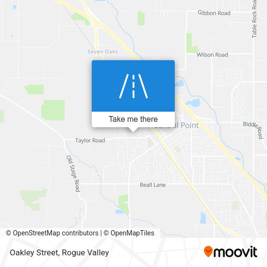 Oakley Street map