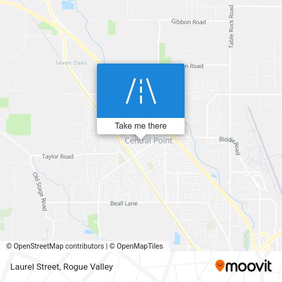 Laurel Street map