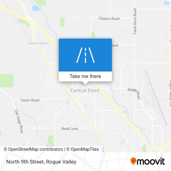 Mapa de North 9th Street