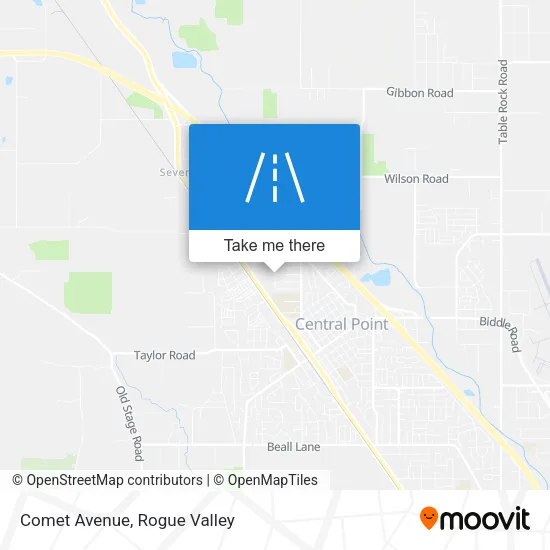 Comet Avenue map