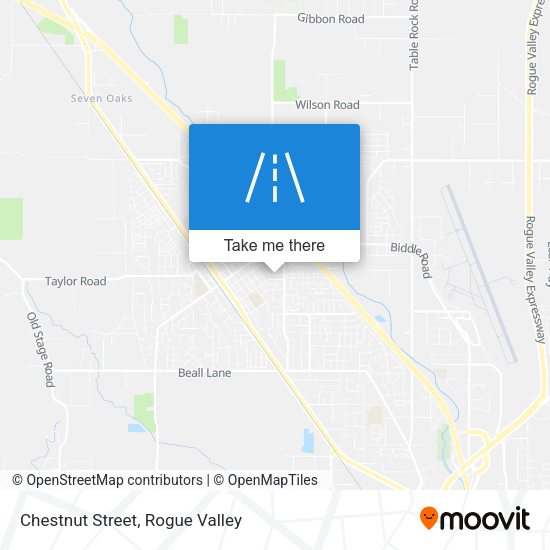 Mapa de Chestnut Street