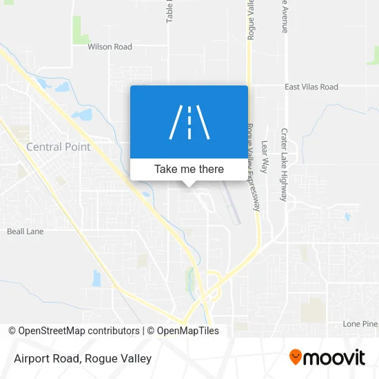 Airport Road map