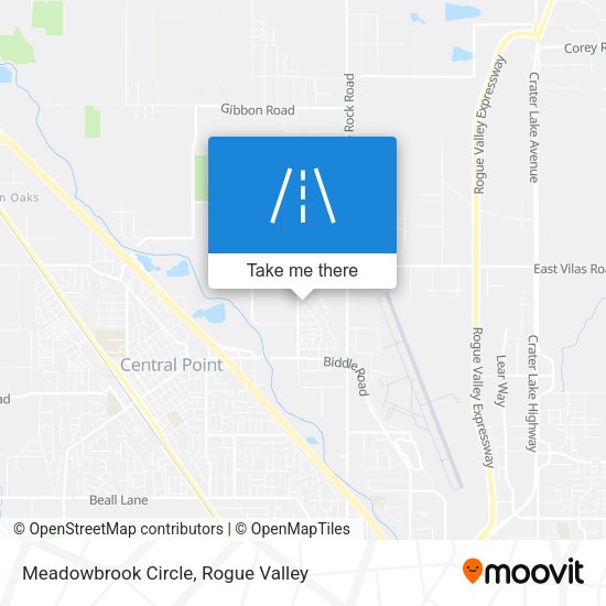 Meadowbrook Circle map