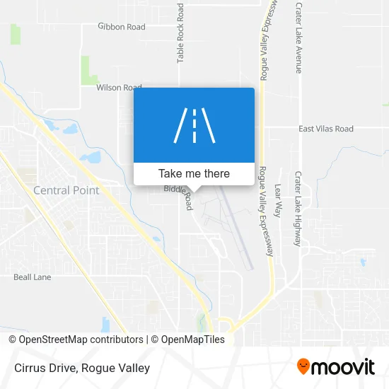 Cirrus Drive map