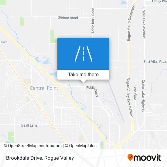 Mapa de Brookdale Drive