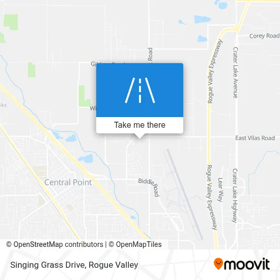 Singing Grass Drive map