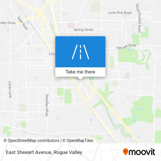 East Stweart Avenue map