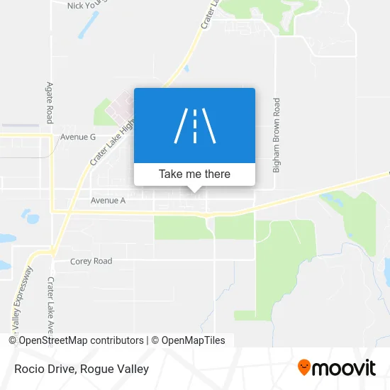 Rocio Drive map