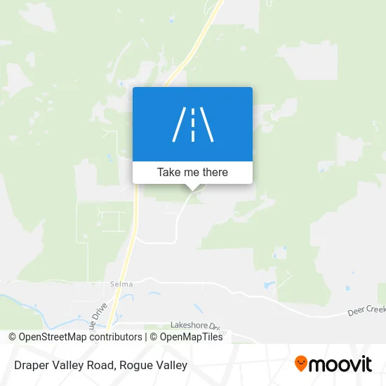 Draper Valley Road map