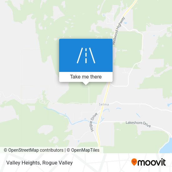 Valley Heights map