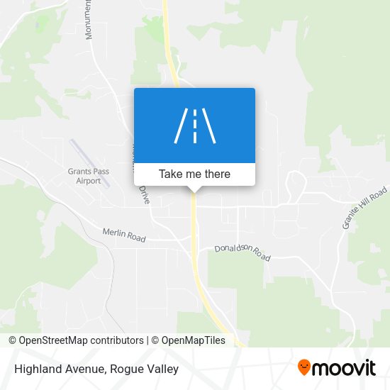 Highland Avenue map