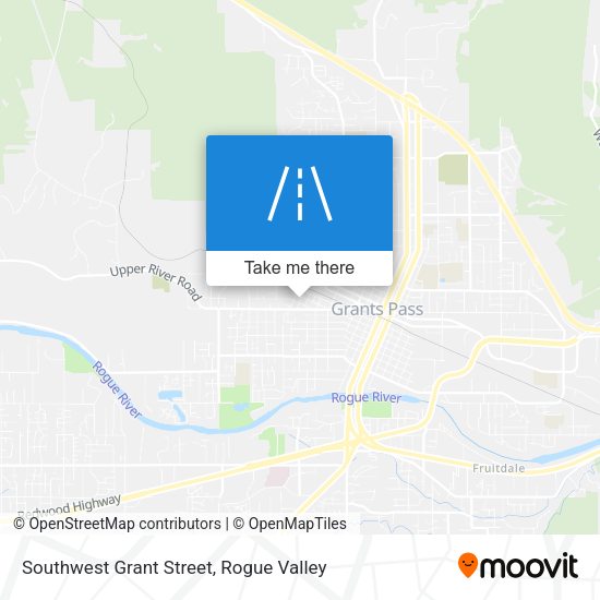 Southwest Grant Street map