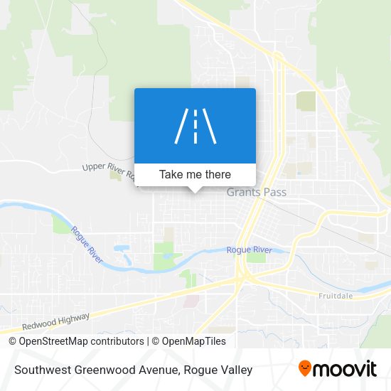 Mapa de Southwest Greenwood Avenue