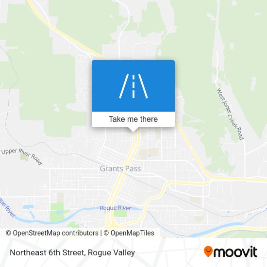 Mapa de Northeast 6th Street
