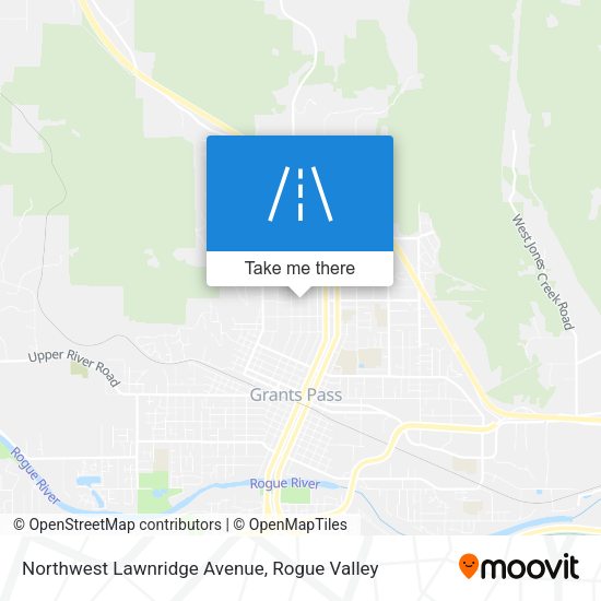 Northwest Lawnridge Avenue map