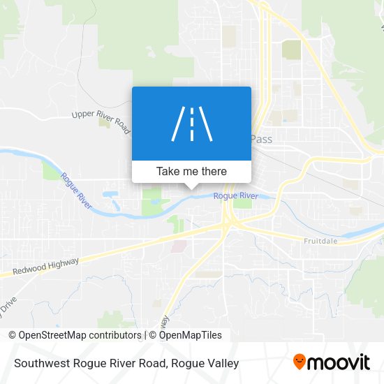 Mapa de Southwest Rogue River Road