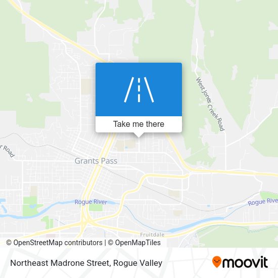Mapa de Northeast Madrone Street