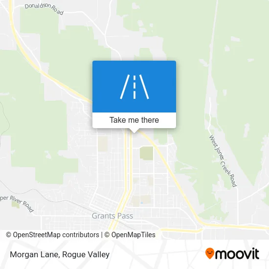 Morgan Lane map