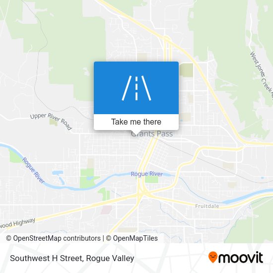 Mapa de Southwest H Street