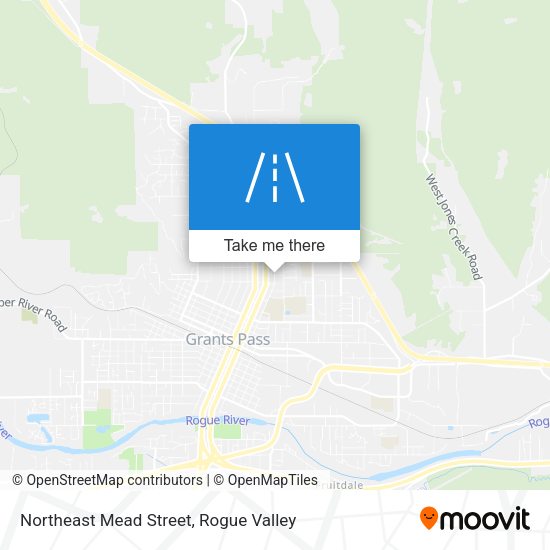Mapa de Northeast Mead Street