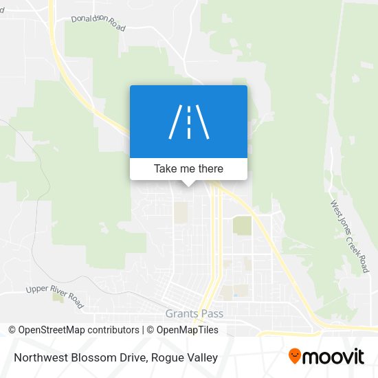Northwest Blossom Drive map