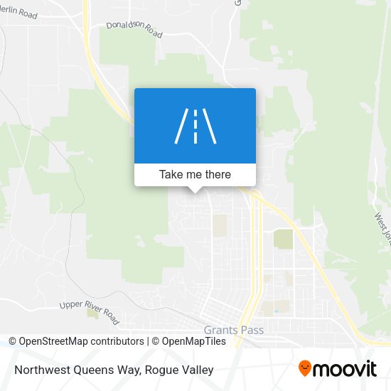 Northwest Queens Way map
