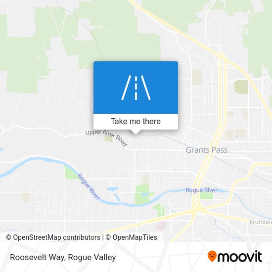 Mapa de Roosevelt Way