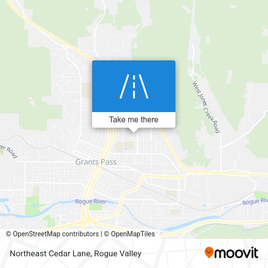 Mapa de Northeast Cedar Lane