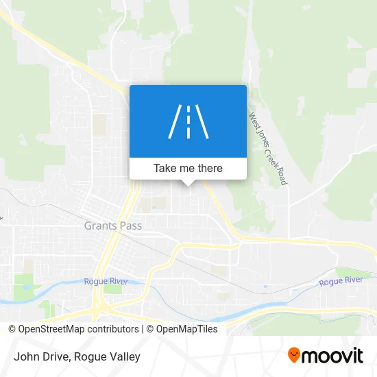 John Drive map