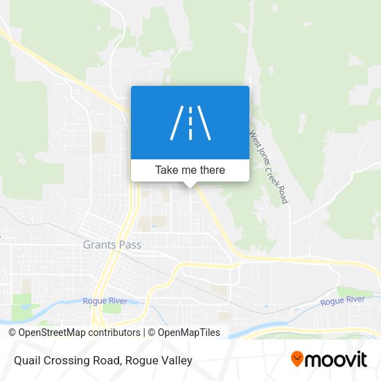 Quail Crossing Road map