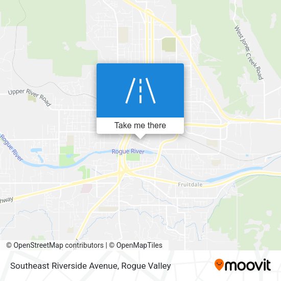 Southeast Riverside Avenue map