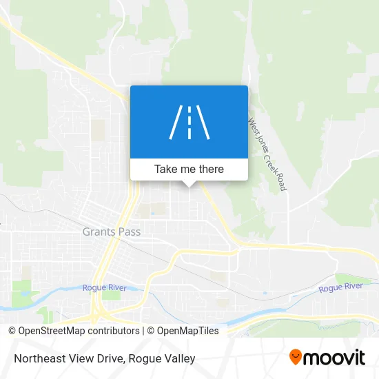 Northeast View Drive map