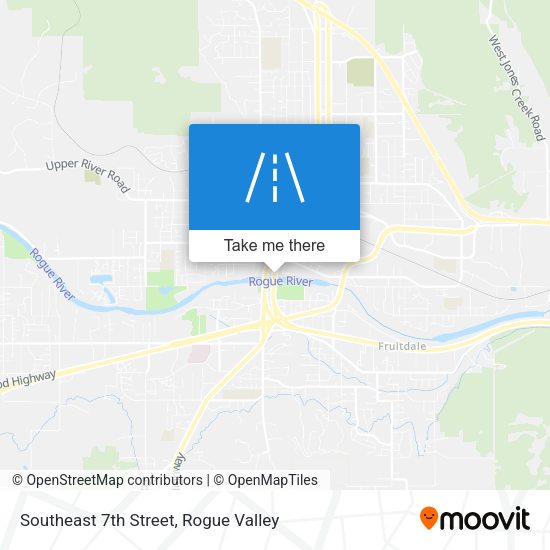 Mapa de Southeast 7th Street