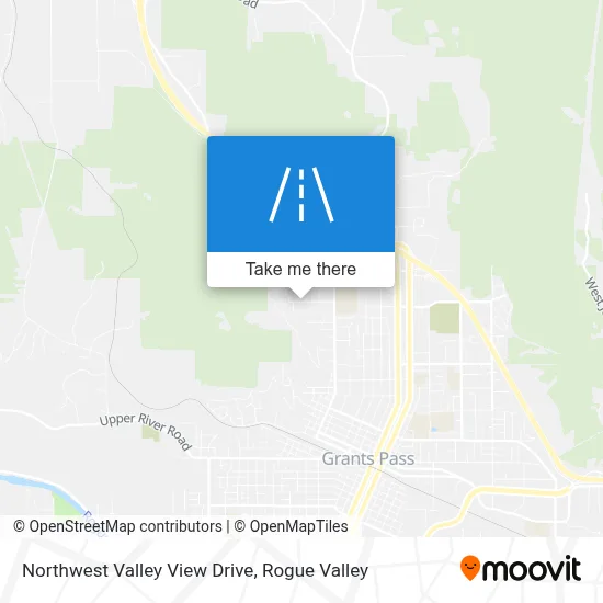Northwest Valley View Drive map